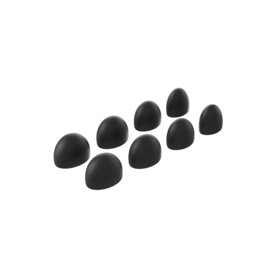 Luno Dream™ Foam-Silicone Ear Tips - Black (Mixed Sizes)